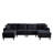 122.5-Inch Oversized U-Shaped Modular Sofa