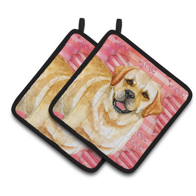 Caroline's Treasures Striped Polyester Potholder