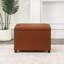 Repose-pieds 24 po en similicuir avec rangement-469151844