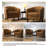 Edvardas Upholstered 29.11 Wide Coffee Faux Leather Tufted Barrel Club Chair with Nailhead Trim-1230175812