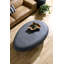 Table basse River Stone, gris anthracite, très grande