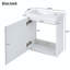 Meuble-lavabo simple 15,94 po avec plateau en céramique Aarvik-153668862