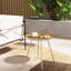 Table d'appoint en acier inoxydable Gurtrude-2044077492