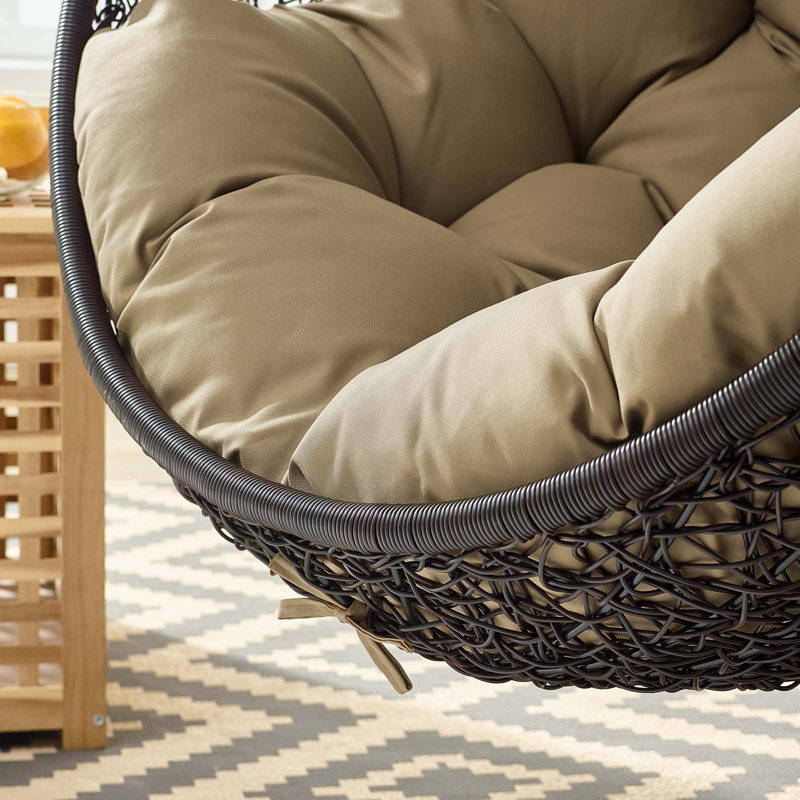 Chaise suspendue d'extérieur Encase de Modway, Moka