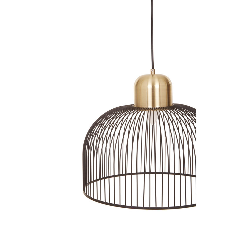 Brosnan 1 - Light Black Dome Pendant