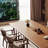 Cherry Wood Rectangular Home Dining Set-106030910