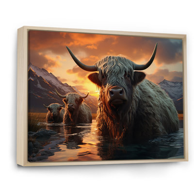 " Expressionist Yaks Horizon "