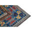 Tapis bleu et multicolore de haute qualité noué à la main