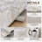 Modern Geometric Area Rug with Gold Accents, Grey Distressed Carpet, Non-Slip Stain-Resistant Durable Rug for Entryway, Living Room, Bedroom, Dining Room-1277504712