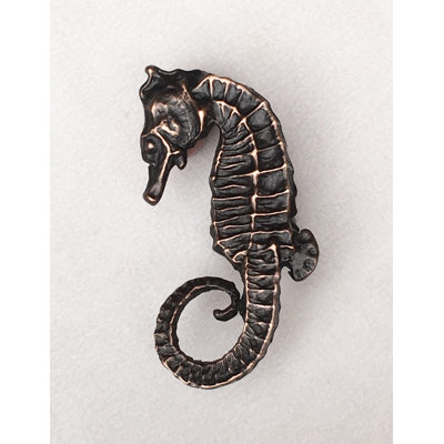 Poignée fantaisie hippocampe 2 5/8 "Tropical