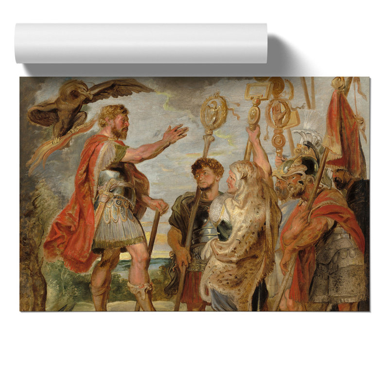 Decius Mus Addressing the Legions by Peter Paul Rubens - Frameless Print, 30cm H x 42cm W x 0.1cm D