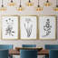 Inky Botanical I - Ensemble de 3 peintures-817928874-818675300