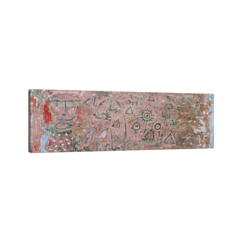 In The Flower Garden, 1937 (No 31) by Paul Klee - Wrapped Canvas Panoramic Gallery-Wrapped Canvas Giclée