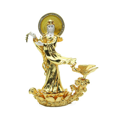 Figurine déesse Kuan Yin avec Garuda