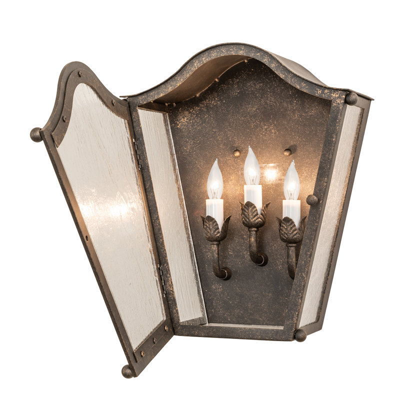 12" Wide Austin 3 Light Wall Sconce