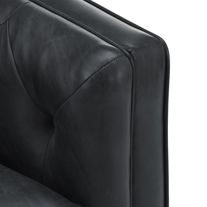 Trent Austin Design® Hornsea 81'' Leather Loveseat & Reviews | Wayfair