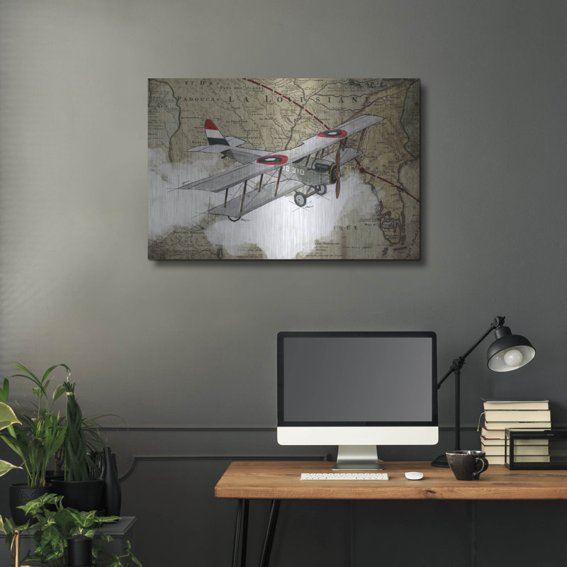 «Biplane 4» par GraphINC, H 24 po x l 36 po