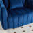 Upholstered Swivel Barrel Armchair-910433567