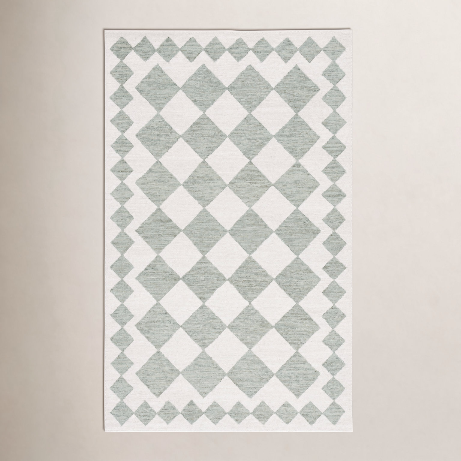 Claude Hand-Woven Geometric Rug, Rectangle 4' x 6'