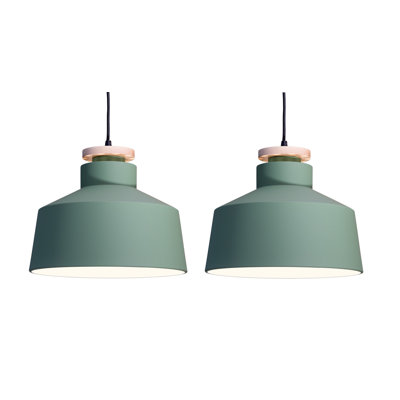 Whitlock 2 - Light Matte Olive Green Dome Pendant