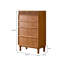 Commode 26 tiroirs 26,38 "en bois de frêne massif naturel avec miroir intégré