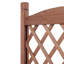 Lit de jardin surélevé avec treillis, boîte à fleurs d'extérieur en bois et support à plantes avec supports d'escalade