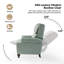 Fauteuil inclinable manuel en cuir véritable Adeesa-974225411