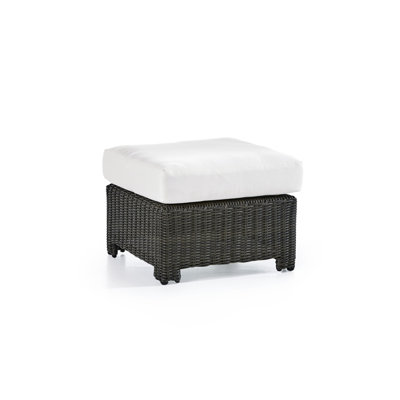 Losh Wicker Outdoor Ottoman