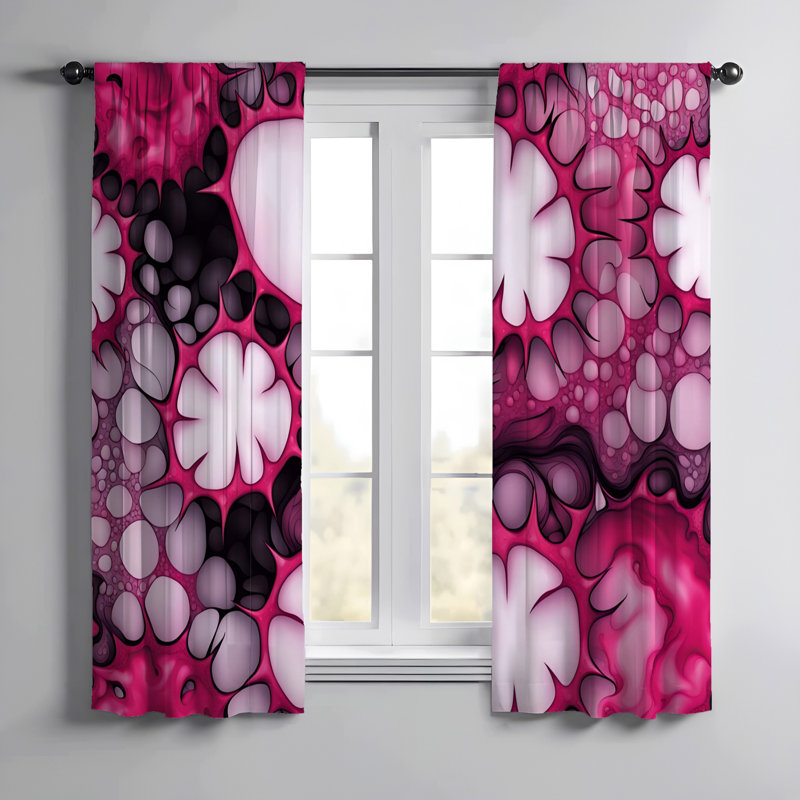 Paire de rideaux semi-transparents Durtche, L 20 po x L 52 po
