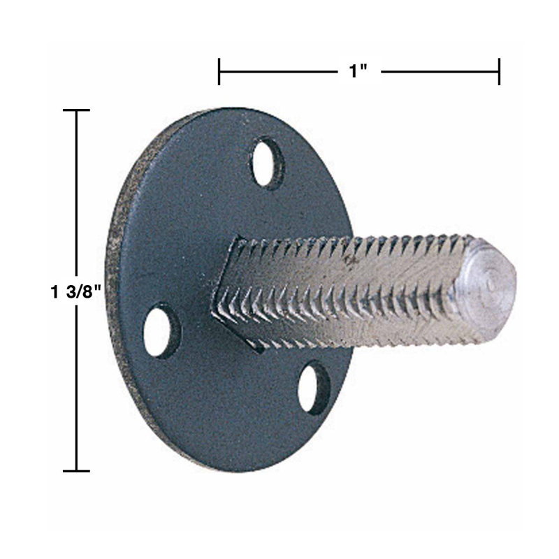 Faux bouton de porte en acier
