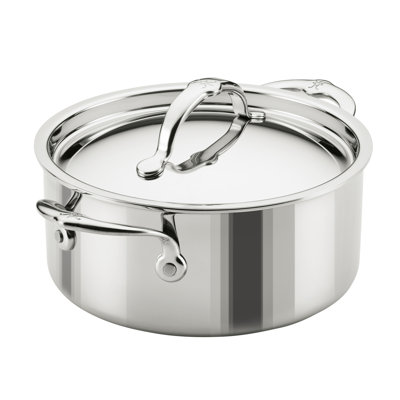 Pot à soupe professionnel en acier inoxydable avec couvercle