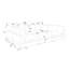 Canapé modulaire rembourré 6 pièces Bonsell-1841713799
