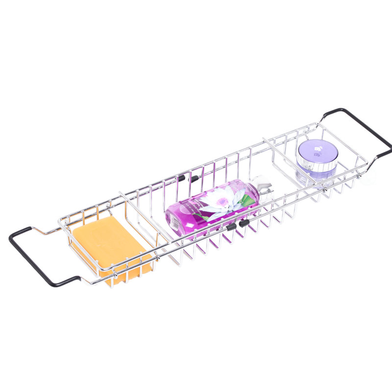 Tiroir extensible en métal pour baignoire