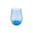 Acrylic Linea Stemless Wine glass - Blue
