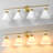 Kaylisa 4 Light Mid-Century Modern Gold Dimmable Vanity Light-340575457