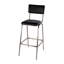 Waylon 30 in. Seat Height Leather and Iron Bar Height Stool with Back and Footrest-171709289