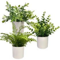 Best Deal for NUSHAO Fake Plants Small Artificial Plants for Home Decor
