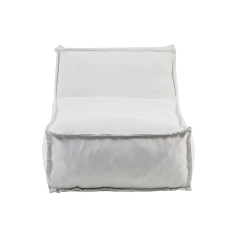 Fauteuil à billes d'extérieur, gris clair