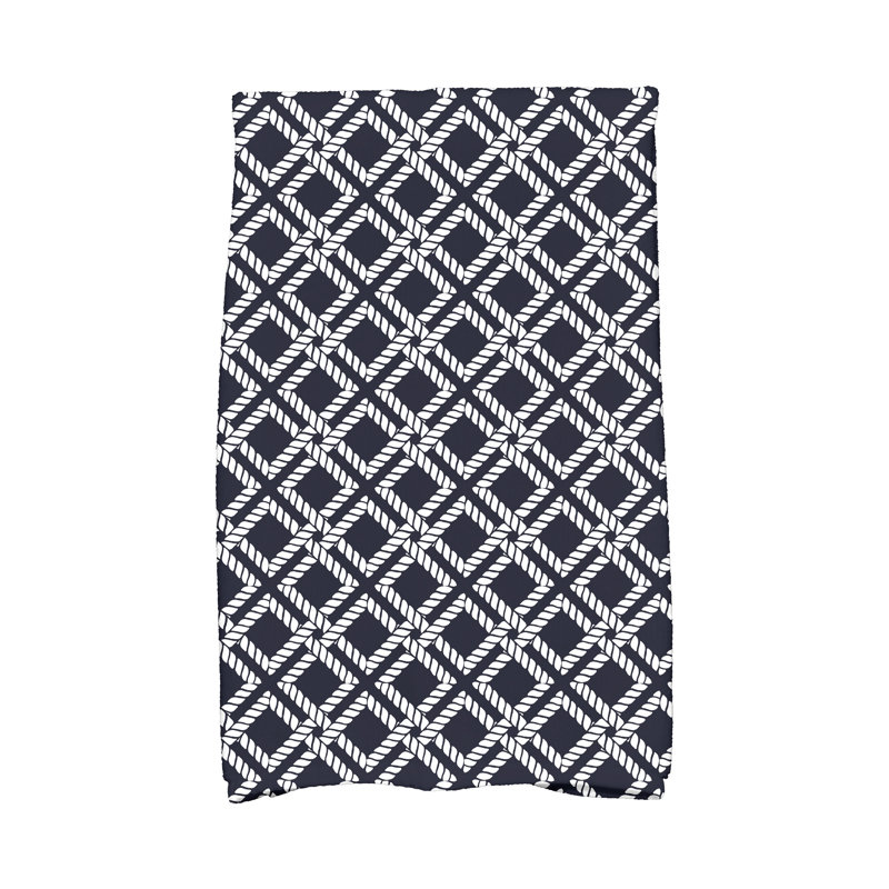 Swarthmore Hand Towel, Navy Blue
