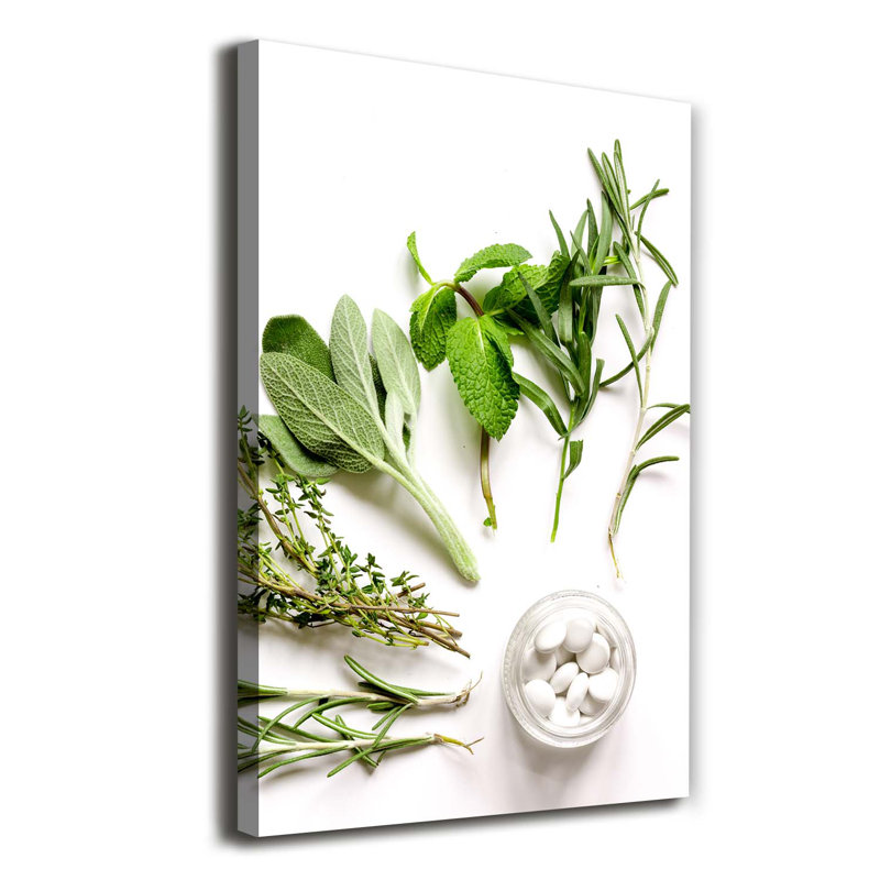 Herbs - Wrapped Canvas Print