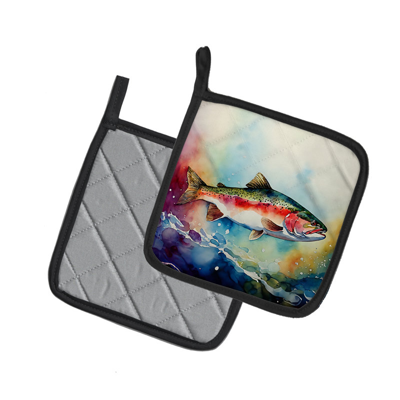 Caroline's Treasures Nautical Collection Polyester Potholder Set