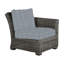 Rustic Patio Lounge Chair with Cushions-1110718210-1110718212-1110726824