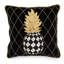 Pineapple Black Pillow Cover & Insert