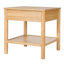 Table de bout K / D avec 1 tiroir, couleur naturelle