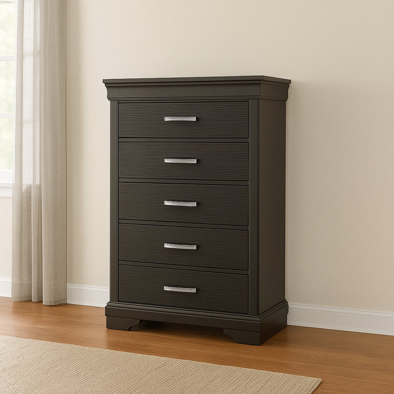 Mayodan 5 - Drawer Dresser, Gray
