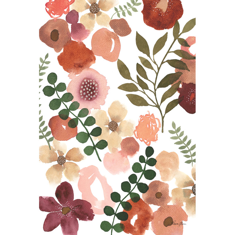 Garden Dance III by Laura Horn - Wrapped Canvas Painting, 30cm H x 20cm W