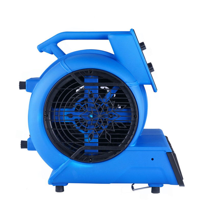 Floor Blower, 1/2 HP, 2600 CFM Air Mover For Drying And Cooling, Portable Carpet Dryer Fan With 4 Blowing Angles And Time Function, For Janitorial, Home, Commercial, Industrail Use, ETL Listed