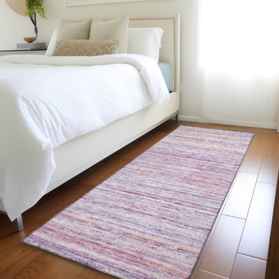 Tapis intérieur / extérieur rose Zephyna 
