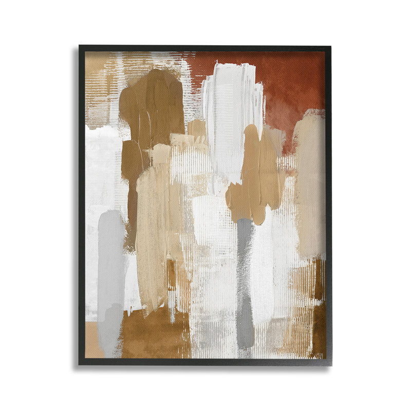 «Natural Hues Brush Strokes» par Amber Sterling, H 16 po x l 20 po