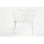 Banc de jardin en métal et aluminium